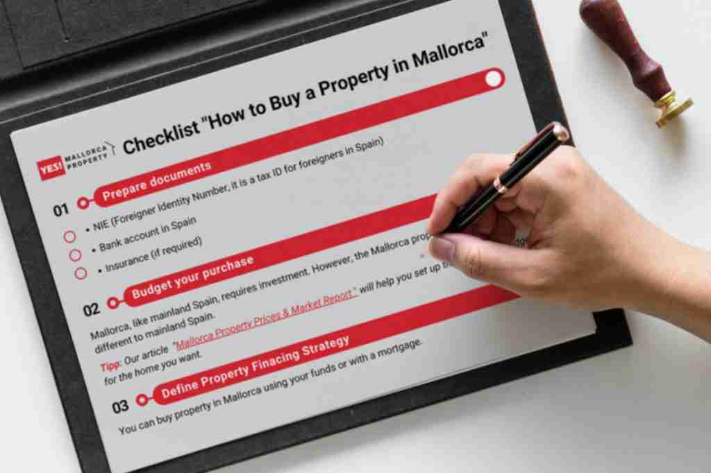 Guide for buying Real Estate in Mallorca, Spain  — purchasing process, documents, steps, costs. Tips from brokers and free checklists