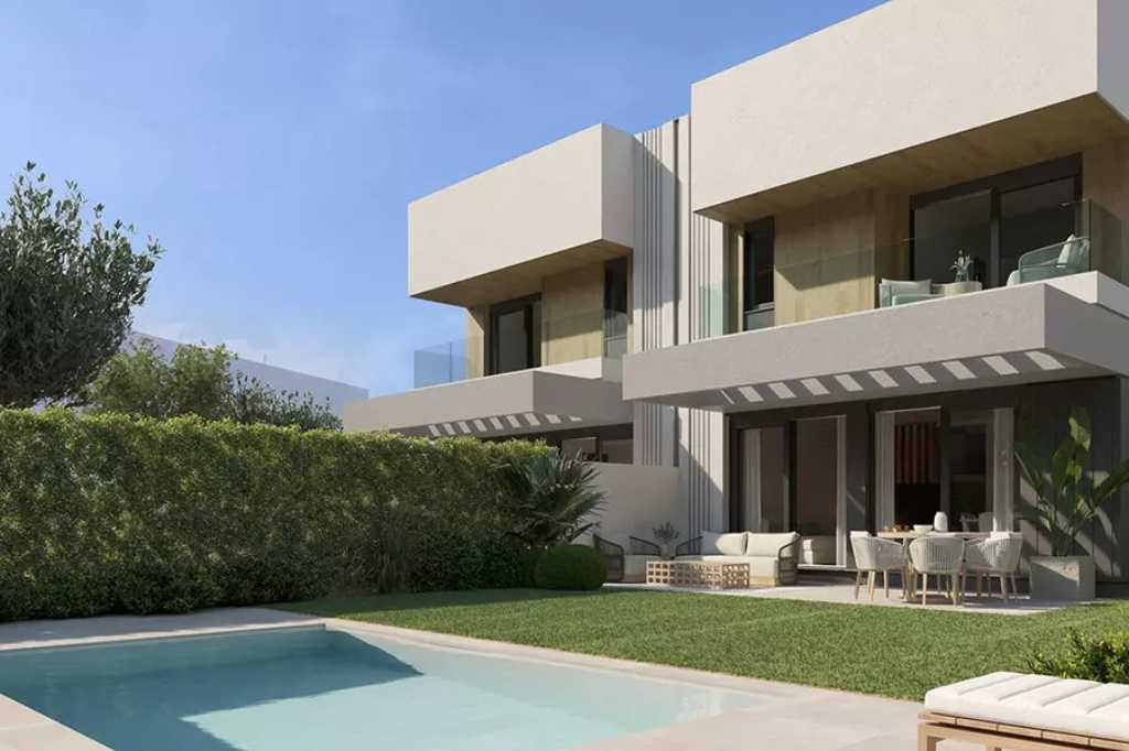 New designer semi-detached villa in Puig de Ros