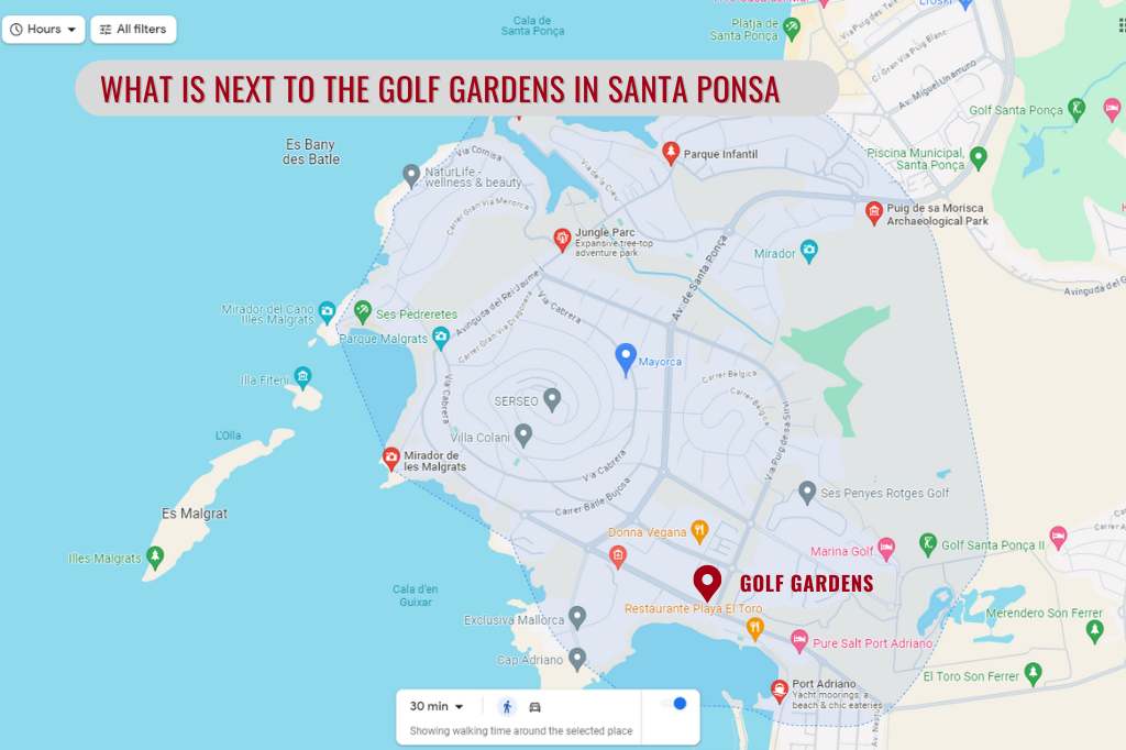 What is next to the Golf Gardens complex