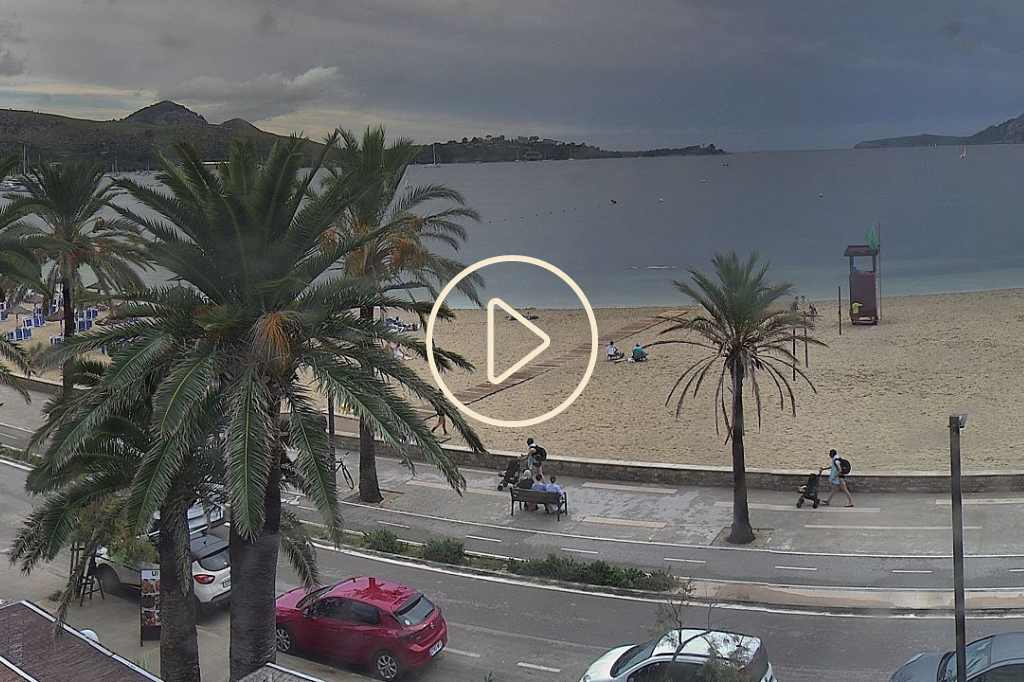 Puerto Pollensa webcam, Mallorca
