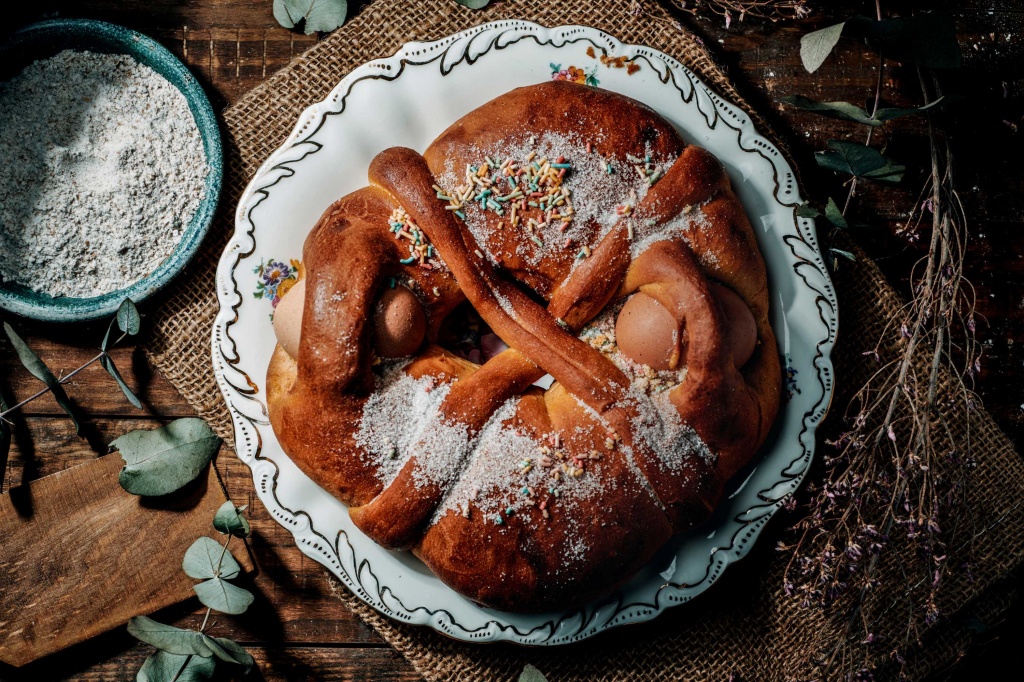 Mona de Pascua is a traditional Easter cake in Spain and Mallorca