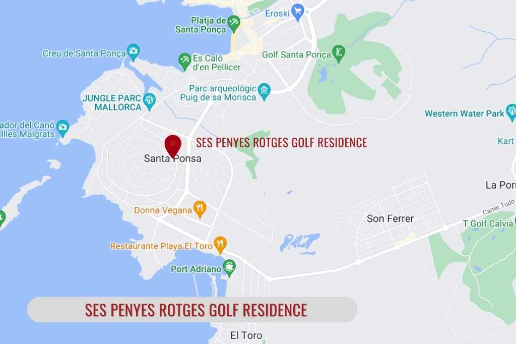 Ses Penyes Rotges Golf residence location