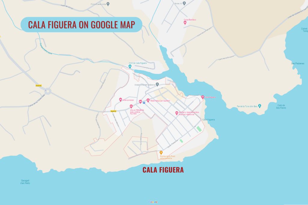 Cala Figuera on the map