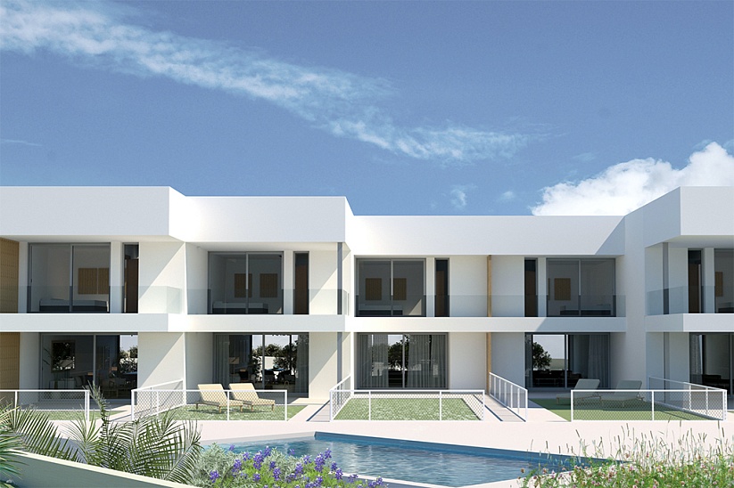 3 bedroom townhouse in new development under construction in Cala Millor