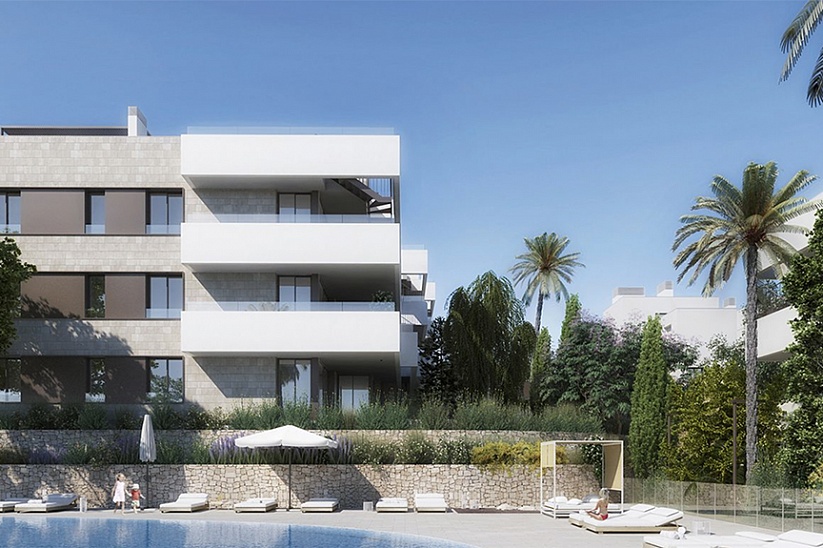 New modern penthouse in Palma next to golf courses