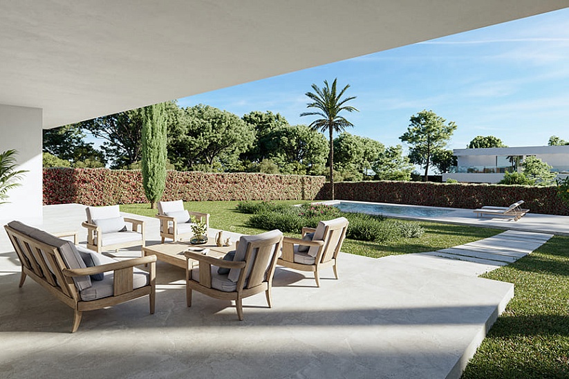 New modern villa with sea views in a premium location in Sol de Mallorca