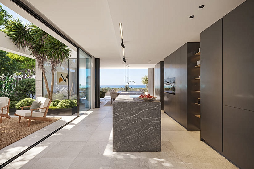 Luxury apartment with panoramic sea views in Cala Mayor