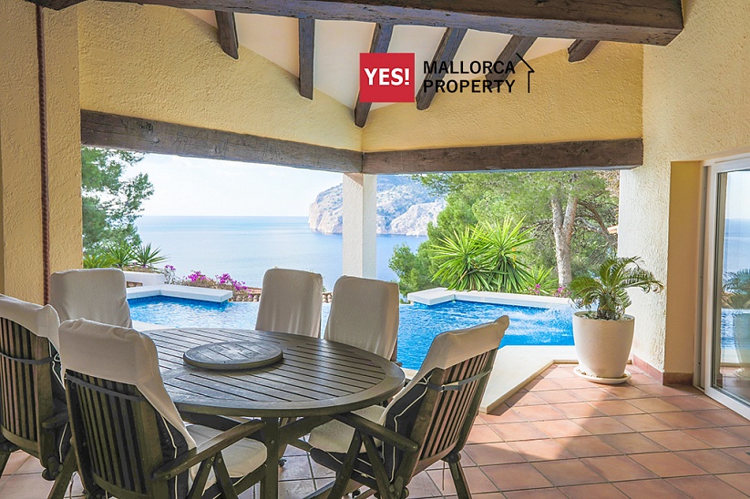 Fantastic Villa in traditional style with panoramic sea views  Camp de Mar
