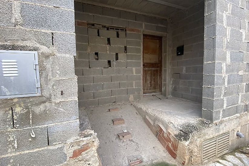 House under construction in the center of Andratx