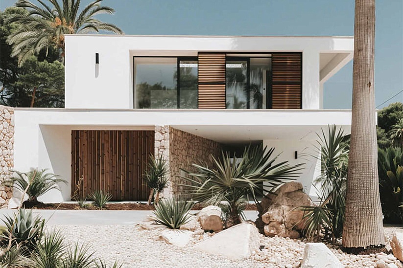 New modern villa with pool and garden in Son Dureta, Palma