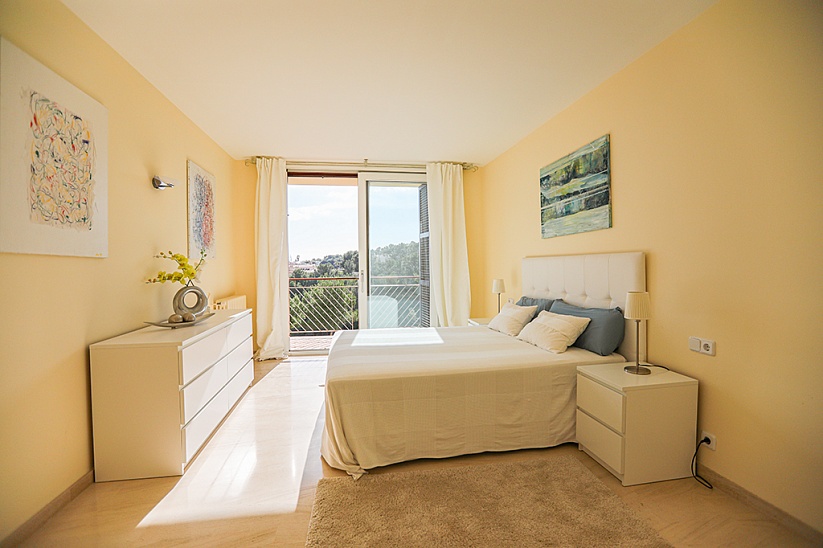 Luxury apartment in an exclusive complex with sea views in Sol de Mallorca