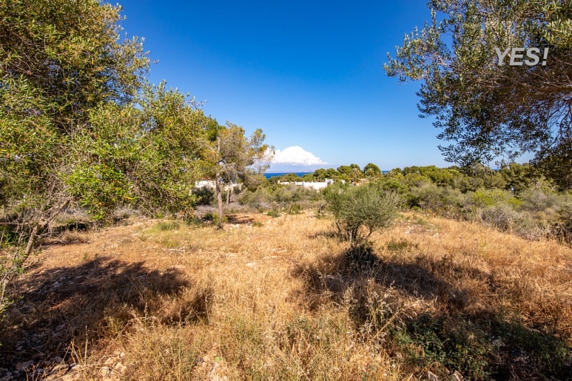 Plot with stunning sea views in Sol de Mallorca