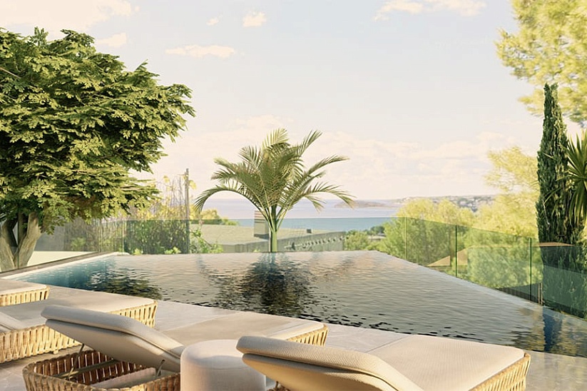Impressive new villa with sea views in Costa d'en Blanes
