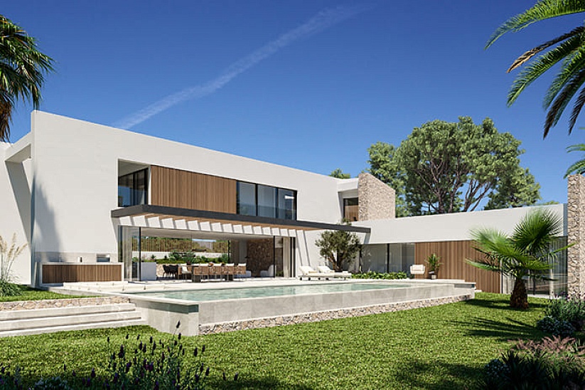 New modern luxury villa in a premium location in Nova Santa Ponsa