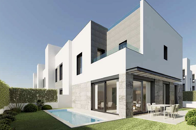 New modern style villas in a great location in Palma