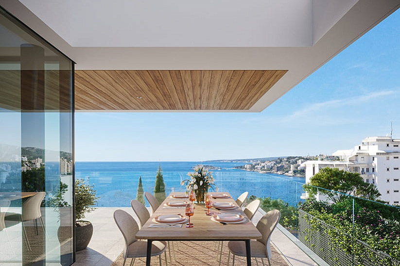 Luxury apartments in a new modern complex in Cala Mayor