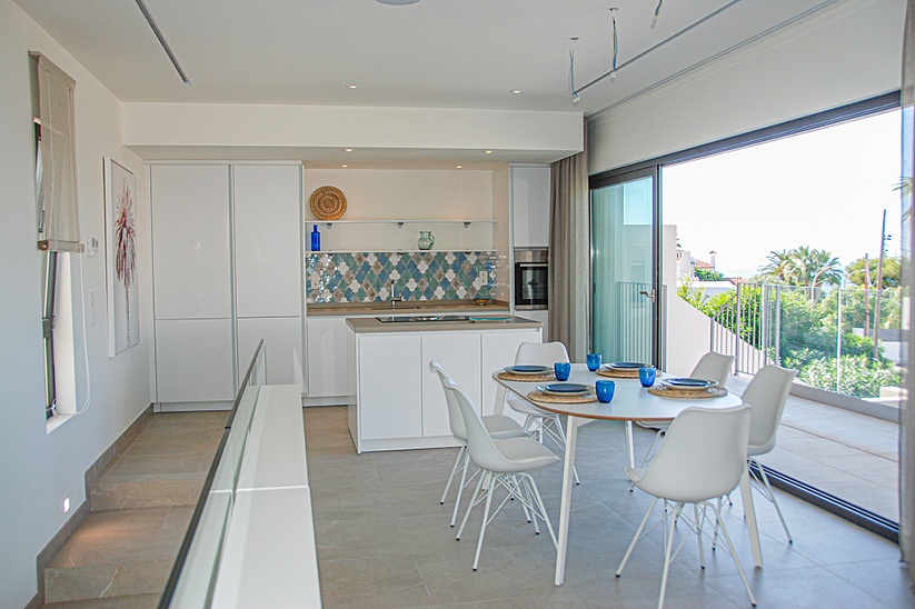 Great villa in a modern style with sea views in Sa Torre
