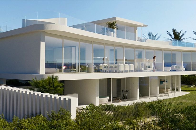 Elegant contemporary villa with fantastic sea views in Porto Cristo