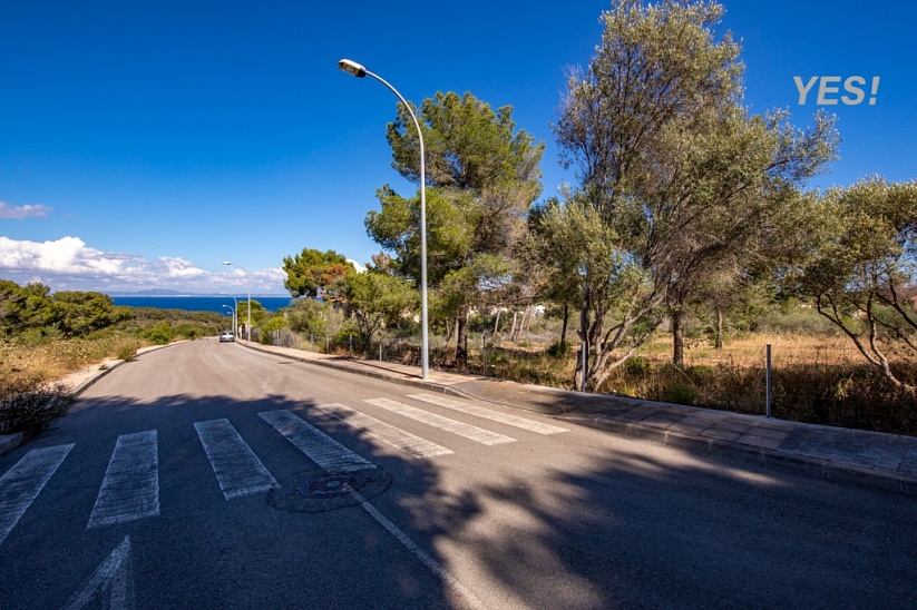 Plot with stunning sea views in Sol de Mallorca