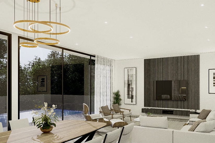 New modern villa in Costa den Blanes