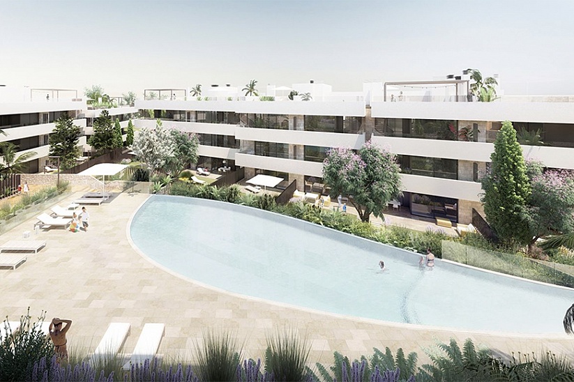 New modern penthouse in Palma next to golf courses