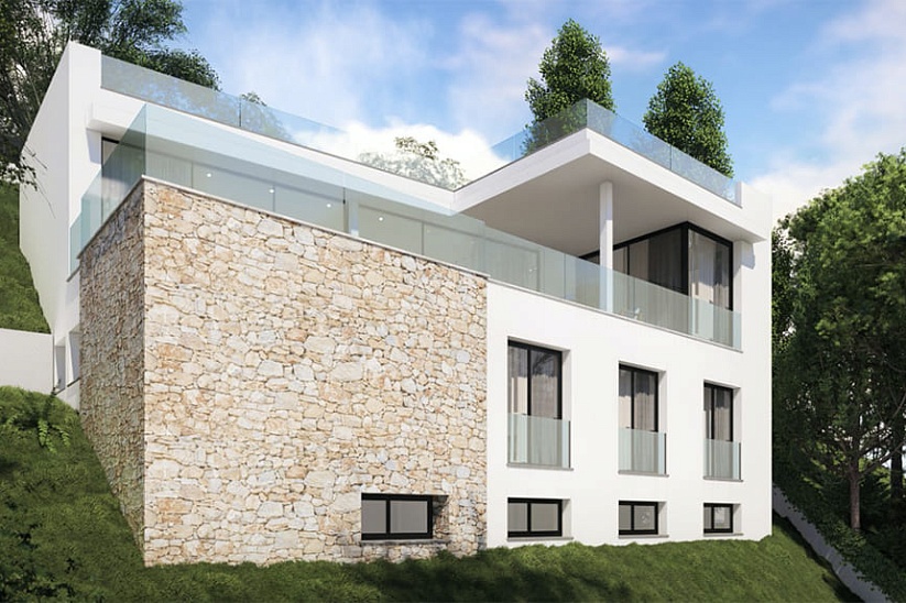 New modern villa in Costa den Blanes