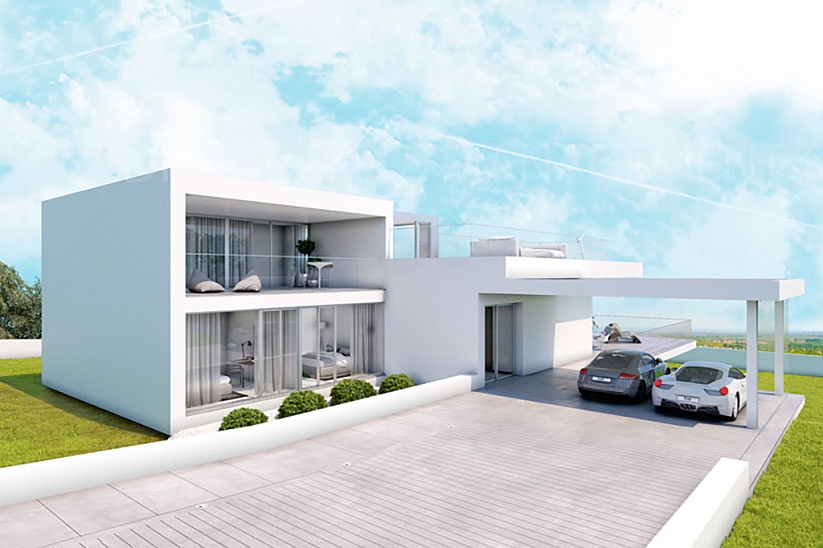 Project for the construction of a modern villa with pool and garden in Son Gual, next to Palma