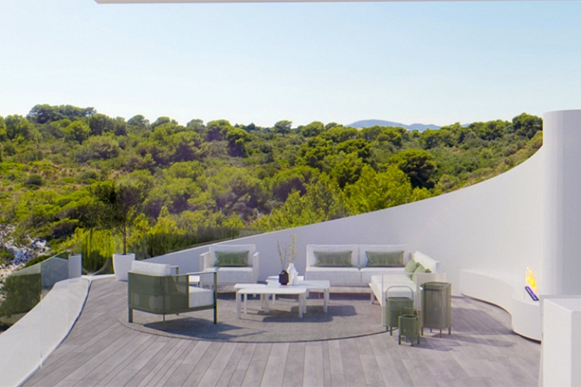 Elegant contemporary villa with fantastic sea views in Porto Cristo