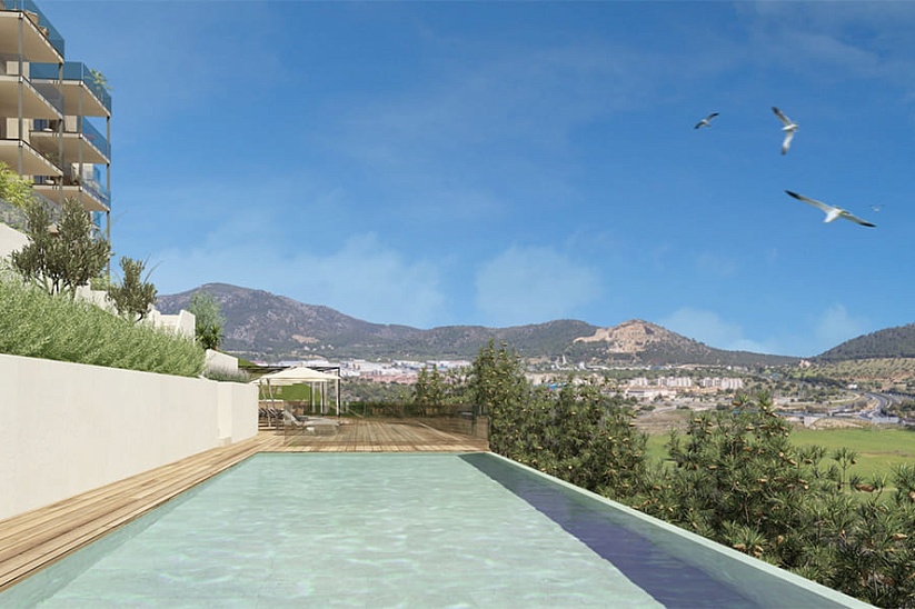 New penthouse with panoramic views in Santa Ponsa