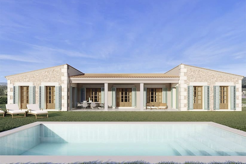 Chic new and modern Finca in Campos