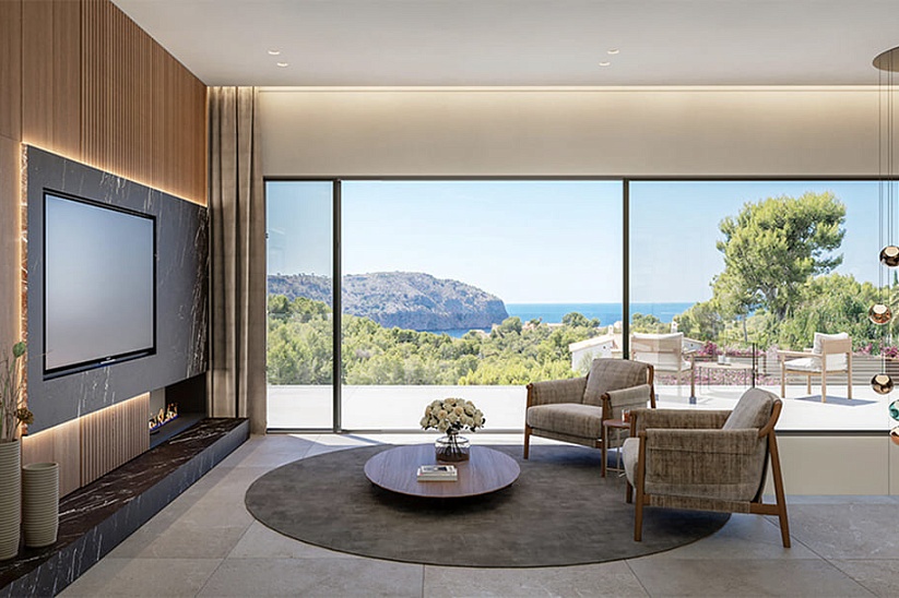New modern villa with breathtaking sea views in Camp de Mar