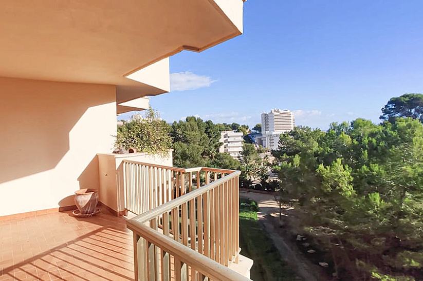 Apartment in a complex with access to the beach in Cala Vines