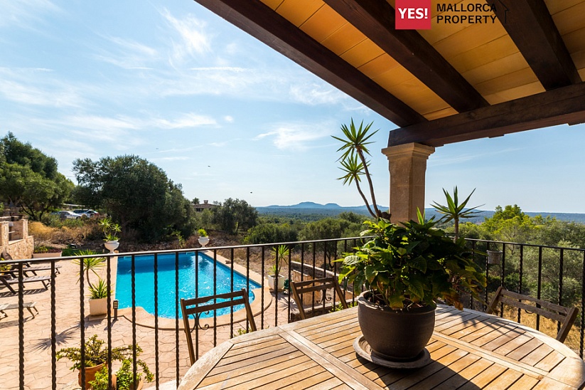 Beautiful Finca with pool and panoramic views near Palma
