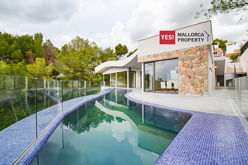 For sale new Villa in Cas Catala. Pool and panoramic view. Living area of 500 sq.m