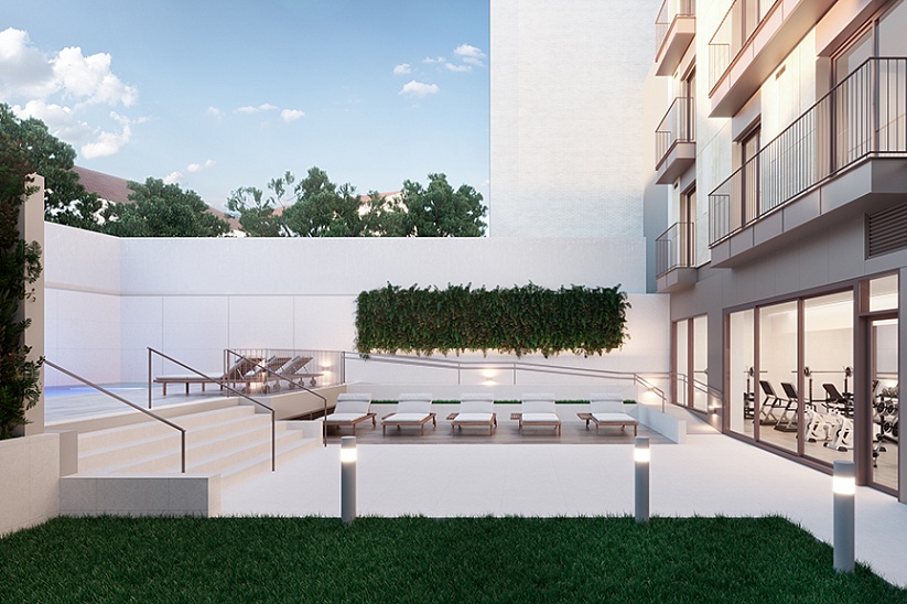 New construction project in modern style in Santa Catalina, Palma