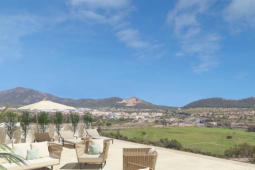 New apartment with panoramic views in Santa Ponsa