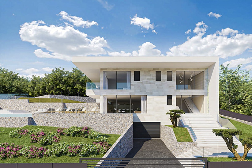 Lovely new modern style villa in Son Vida